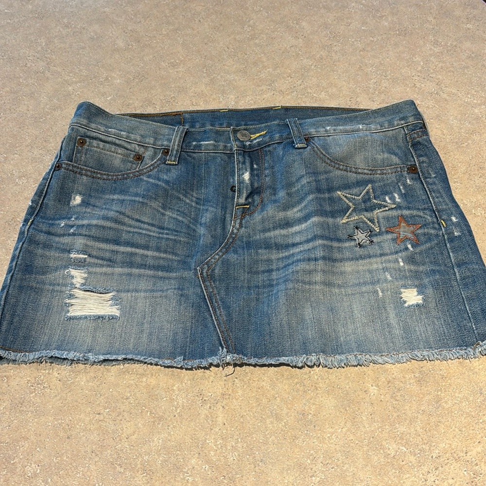 Lucky Brand jeans mini skirt